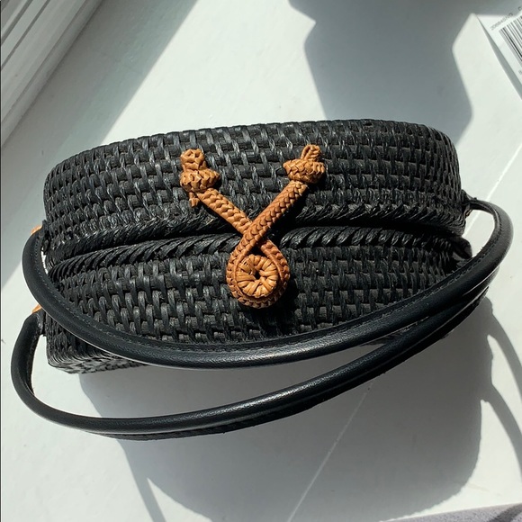 Anthropologie Structured Woven Bag - Picture 2 of 6